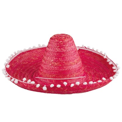 Mexické sombrero červené 50cm